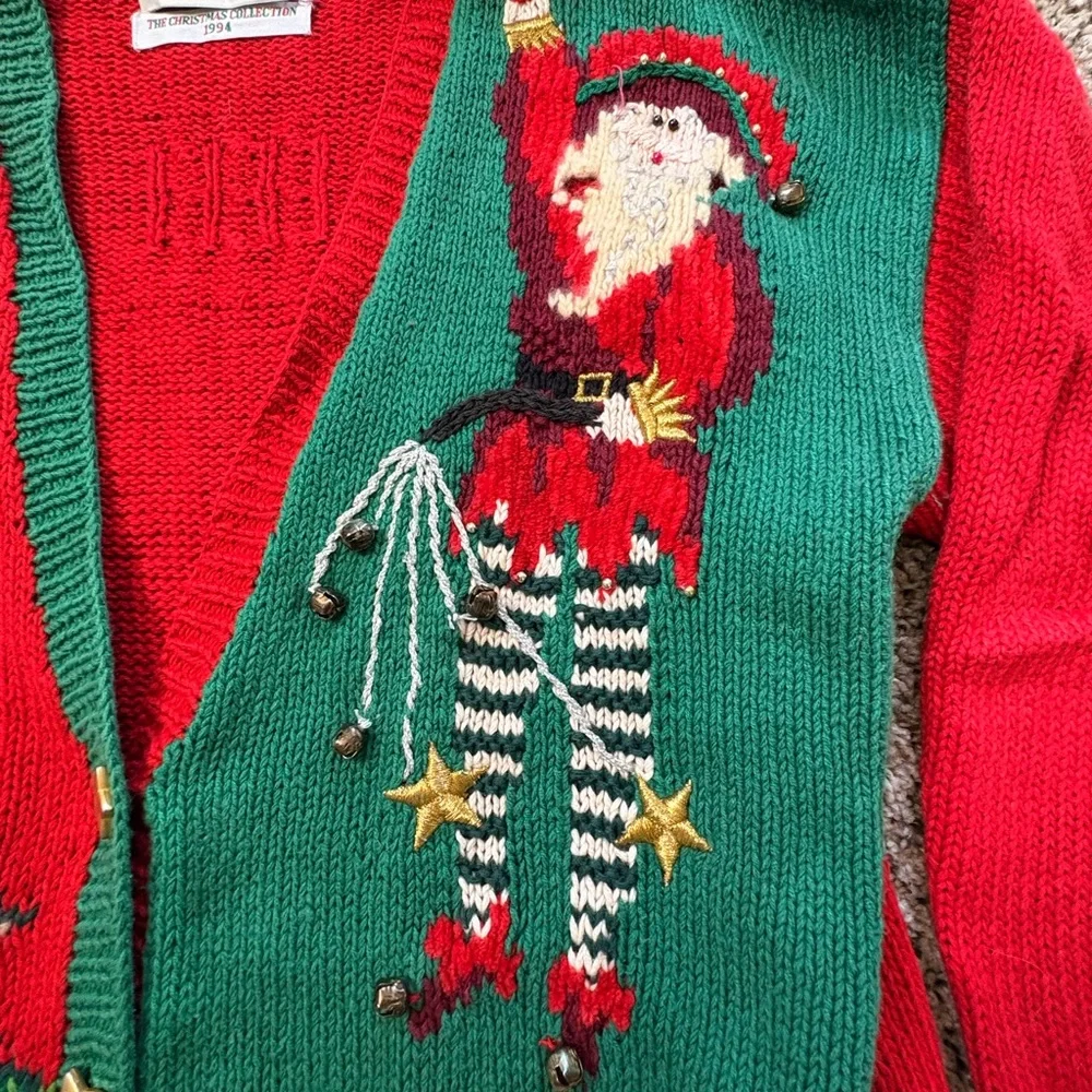 Marisa Christina Red Christmas Collection 1994 vintage Sweater - Picture 4 of 7